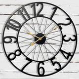 Large Outdoor Clock Battery Operated Silent, 24 Inch Modern Black Metal Wall Clock for Patio, Pool Area, Kitchen, Garden, Deck, Farmhouse, Living Room Decor