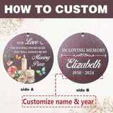 ASTARIN Personalized Memorial 32" Wind Chimes, Bereavement Gifts for Loss of Father Mother, Funeral Remembrance Sympathy Gifts for Loss of Loved One, Patio Wind Chime for Outside, Produced in USA