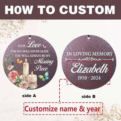 ASTARIN Personalized Memorial 32" Wind Chimes, Bereavement Gifts for Loss of Father Mother, Funeral Remembrance Sympathy Gifts for Loss of Loved One, Patio Wind Chime for Outside, Produced in USA