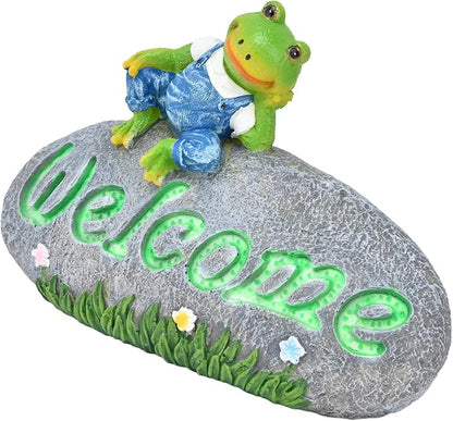 Garden Ornament, Vivid Animal Sculpture Cute Statue Fairy Tale Colorfast Weatherproof for Indoor Outdoor Patio Yard Lawn