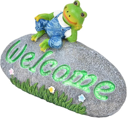 Garden Ornament, Vivid Animal Sculpture Cute Statue Fairy Tale Colorfast Weatherproof for Indoor Outdoor Patio Yard Lawn