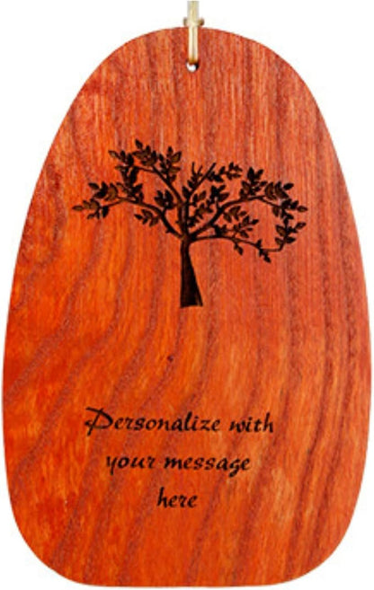 Woodstock Wind Chimes Personalized Tree of Life Amazing Grace Memorial Chime for Outside 40'' Large Silver Sympathy Customized Tree of Life Inspirational Wind Chime for Outdoor Patio Home Garden Decor