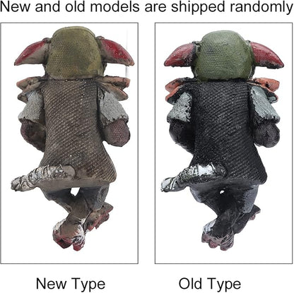 Garden Resin Statue, Big Goblin Statue Leprechaun Anime Character Sculpture Home Decor Sculpture Figurine for Indoor Outdoor Lawn Ornaments