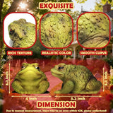 Sunthus Frog Toad Sculptures Garden Statues Yard Art Resin Decorations Outdoor Garden Decor