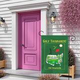 Golf Tournament Garden Flag Club Championship Outdoor Yard Golf Lover Sports Flag Golf Course Putting Green Golfer Theme Front House Banner Lawn Porch Patio Man Cave Home Decor 12x18 Inch
