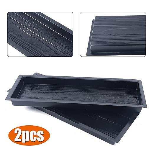 Concrete Mold Stepping Stone, Concrete Cement Mold, Reusable Path Maker Mold, DIY Walkway Stepping Stones Mold, Decor Mold for Garden Walkway, Personalized Manual Garden Lawn Stepping Stones (Plank)