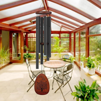 Tree of Life Memorial Wind Chimes for Loss of Loved One, Wind Chimes in Memory of a Loved One for Outside, Memorial & Sympathy Gifts for Bereavement,Condolence,Funeral