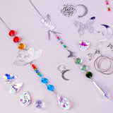 JYNTERPLAY 434Pcs Sun Catchers DIY Making Kit for Adults Arts and Crafts Crystal Suncatcher Hanging Prism Rainbow Maker for Indoor Window Garden Christmas Decor Fairy Lotus