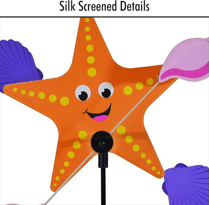 In the Breeze 2563 Starfish Whirligig Wind Spinner for Your Yard or Garden