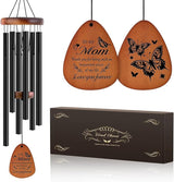 Memorial Sympathy Gifts for Loss of Mom, 32" Butterfly Memorial Wind Chimes for Loss of Mother Sympathy Gift, Bereavement Gifts for Loss of Mom, Windchimes in Memory of Mother