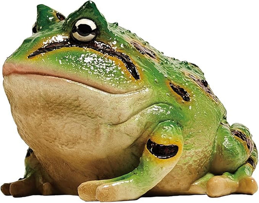 Sunthus Frog Toad Sculptures Garden Statues Yard Art Resin Decorations Outdoor Decor (Green, Standard)