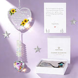 Bestie Gifts,Crystal Suncatcher Gifts for Bestie Birthday,Sisters Gifts from Sister, Best Friend Woman Window Hangings Home Decoration