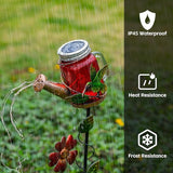 SRNPMIU Solar Watering Can Light, Yard Outdoor Decor Lights, IP65 Waterproof, Hanging Hummingbird Garden Light, Outside Garden Flower Bed Decor, Women Gift, Birthday Gifts