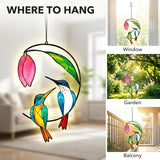 Hummingbird Gifts for Women, Hummingbird Sun Catcher for Window Hanging, Mothers Day for Mom Grandma Bird Lovers, Spring Suncatcher Garden Decor for Indoor Outdoor Windows(1)