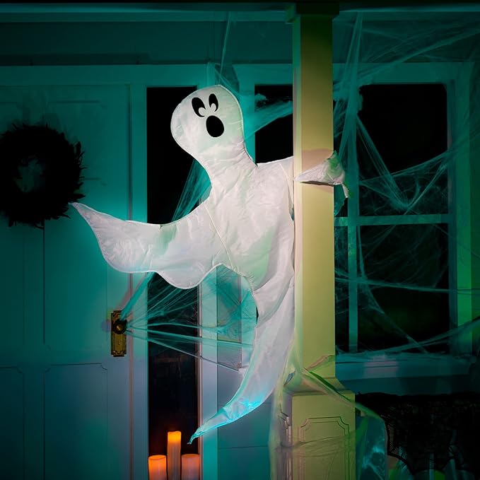 JOYIN Halloween Tree Wrap Ghost Decoration Outdoor, Cute Ghost Design Decorations for Halloween Lawn, Tree, Party Supplies