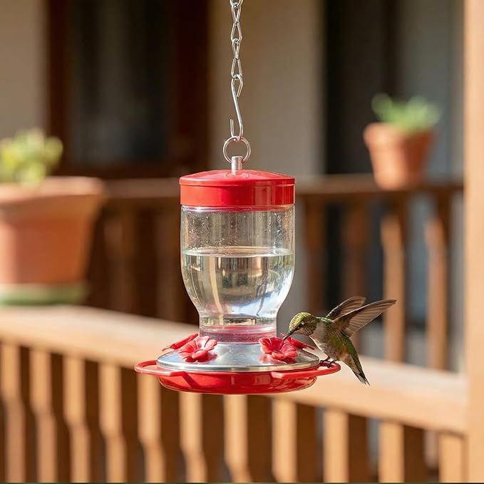 2 Pack Hanging Chain for Bird Feeders, Planters, Lanterns and Ornaments (9.5 Inch, Silver)