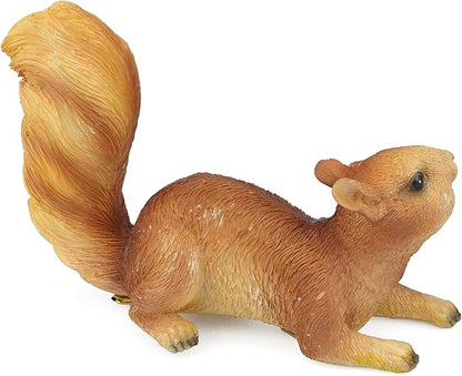 2pcs Squirrel Hanging Statues for Garden Decoration, Outdoor Hanging Tree Décor with Screws and Hooks, for Tree Trunk, Garden, Yard, Patio- 7.9 Inch (2 Squirrels)