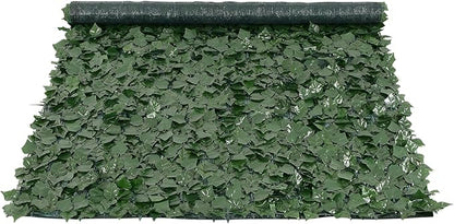 VEVOR Artificial Ivy Privacy Fence Screen, 59 x 98 in Faux Ivy Vine Leaf Hedges Fence, Greenery Privacy Fence with Mesh Cloth Backing, Green Wall Decoration for Outdoor Garden, Yard, Balcony