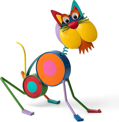 Glitzhome Metal Novelty Garden Statue Outdoor Decoration