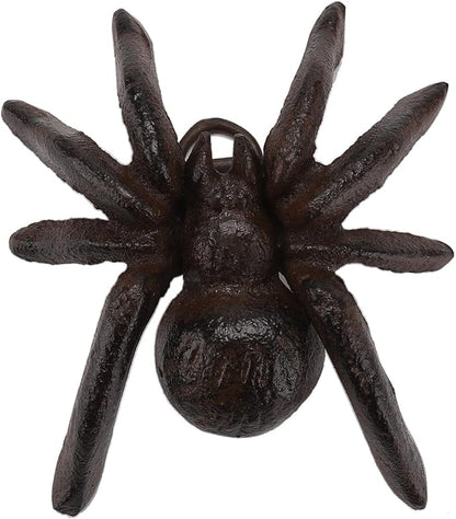 BRASSTAR Cast Iron Spider Statue Delicate Modelling Interior and Exterior Decoration Suitable for Placing Study Garden Lawn Balcony TQGJPT471