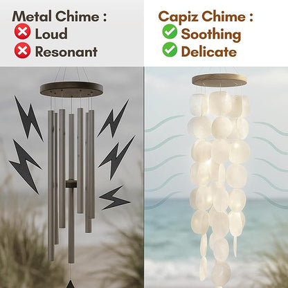 Solange & Frances Garden Decor, Hanging Patio Decor, Wind Chimes for Outside,Patio and Garden Gifts for Women Who Have Everything for Mom