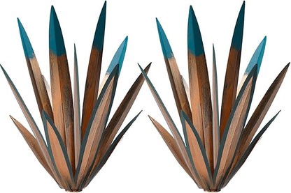 VChymm 2pcs Metal Country Tequila Sculpture DIY Plant Home Decor Garden Ornament Indooutdoor Statuette Patio Lawn Stake Decoration Gift 16"