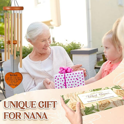 Nana Gifts for Grandma, Nana Gifts Wind Chimes, Nana Birthday, Christmas, for Grandma Nana Grandmother Grammy