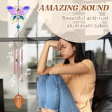 Butterfly Sympathy Wind Chimes for Loss of Mom,Memorial Gifts for Loss of Mom,Loss of Mother Sympathy Gifts,Bereavement Gift Ideas,Windchimes Outdoors