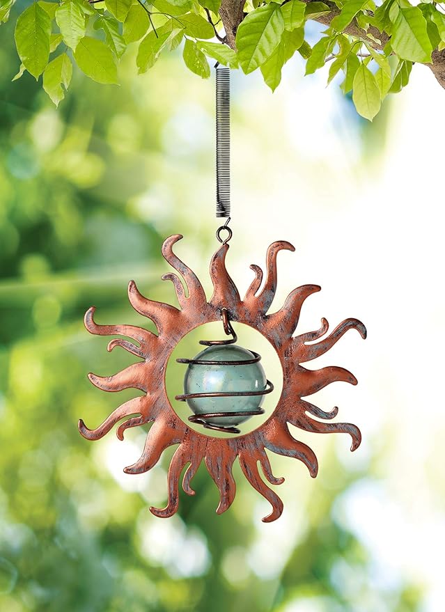 Sunset Vista Designs Vintage Copper Sun Bouncy Hanging Decoration