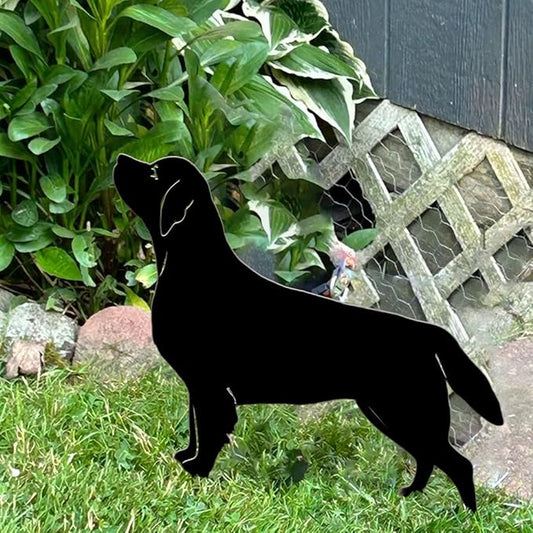 Cairn Terrier Dog Metal Sign,Yard Garden Decor,Dog Garden Decor,Rusty Animal Garden Stake,Metal Ornaments for Garden Outdoor Planters Lawn Custom Iron Art Sign Souvenirs Mourning Gifts