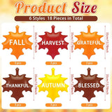Leyndo 12 Pieces 14 Inch Thanksgiving Fall Inflatable Maple Leaf Outdoor Decorations Autumn Maple Leaf Inflatable Hanging Ornaments Decor Fall Blow up PVC Ornaments for Harvest Party Supplies