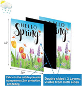 Seasonal Garden Flags Set of 12 Double Sided 28 x 40 Inch Yard Flags, Large House Flags for Outside, Fall Winter Halloween Christmas Outdoor Flags, Holiday Garden Flags for All Seasons