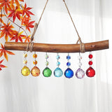 Crystal Suncatchers Colorful Prism Balls Hanging Sun Catchers Rainbow Maker Light Catcher for Window Home Garden Christmas Day Party Wedding Decoration