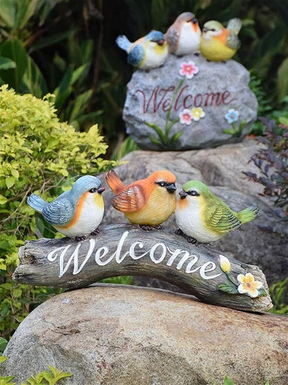 Garden Ornaments Outdoor Animal Sculpture Garden Ornament Decoration Garden Simulation Resin Ornaments Courtyard Villa Figurines Creative Home Decoration Garden Ornaments