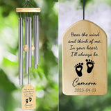 Baby Memorial Wind Chimes - Personalized Loss & Miscarriage Memorial Gifts
