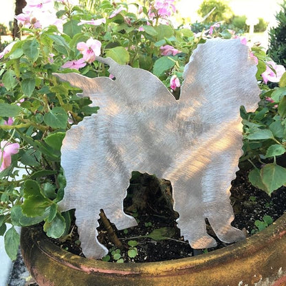 Shiba Inu Metal Dog Plant Stake with Star,Metal Iron Yard Stake,Unique Pet Memorial,Beautiful Yard Art,Dog Lover Gift,Dog Star Garden Stake Fence Topper Wall Sign Yard Art Sculpture Mourning Gift