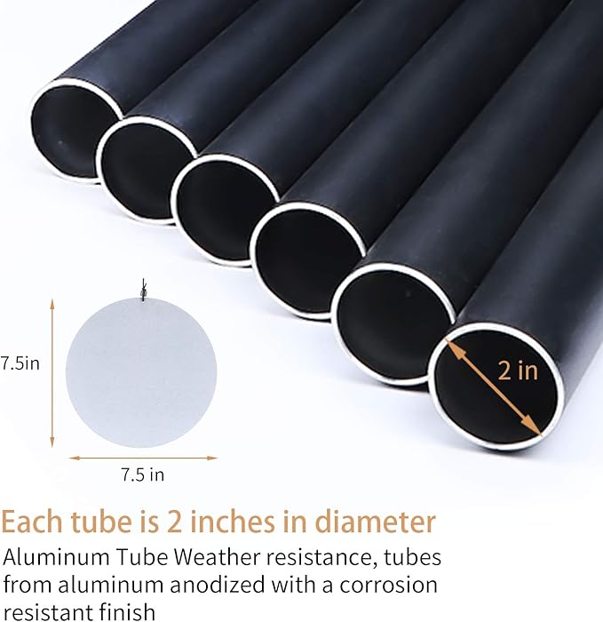 Taman Large Wind Chimes, 66” Wind Chimes for Outside Deep Tone Memorial Sympathy Valentine's Day Gifts for Patio Balcony Garden Yard Home Decor