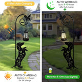 Dog Solar Lights Outdoor Decoration,Dachshund Gifts for Women,Solar Lantern Silhouette Animal for Yard,Pathway,Lawn Ornament Garden Stakes