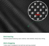 Coolrunner Pump Barrier Bag, 17.3"x 17.3" Pond Filter Mesh for Biological Filters, Black Large Media