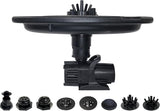 HALF OFF PONDS Floating Fountain, 3/4 HP Pond Aerator, 200 ft Cord, 8,000 GPH Water Pump, 11 Spray Patterns, for Ponds, Lakes & Water Gardens