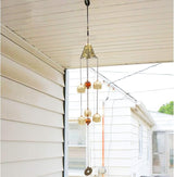 Banfeng Lucky Wind Chimes Feng Shui Bell for Good Luck Home Garden Patio Hanging Decoration Gift (6 Bells)