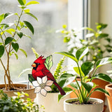 Cardinal Gifts for Women, Mom Grandma, Bird Lover Gifts, Hanging Plant Planter Indoor Outdoor, Spring Garden Decor, Cardinal Home Outdoor Decoration(10)