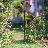DREAMSOUL 10.6 Inch Small Wind Spinners Outdoor, Single Blade Wind Spinner Metal Pinwheels for Garden Lawn Decor