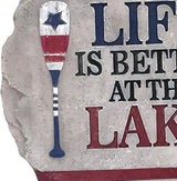 Spoontiques - Garden Décor - Lake Stepping Stone - Decorative Stone for Garden