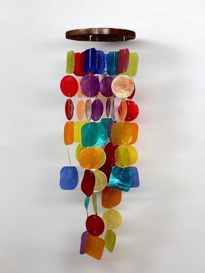 Chesapeake Bay LTD. 26" L Capiz Shell Windchime Mulit Colored 10705