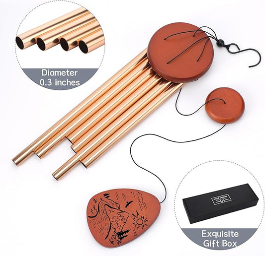 Friendship Wind Chimes Gifts for Women - Inspirational Long Distance Bestie Friendship Birthday Gifts Ideas Female Garden Decoration Personalized Christmas Windchimes for Women Best Friend Soul Sister