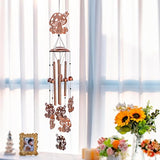 Mushroom Wind Chimes Outdoor Mushroom Gifts for Women Mom Men Dad Unique Birthday Gifts Metal WindChimes for Outside/Indoors, Patio, Lawn, Yard, Home Decor, Outdoor Decor, Garden Decorations