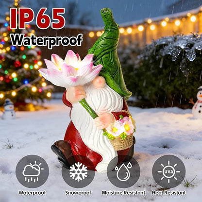 Garden Gnomes Outdoor Gnomes Funny Garden Decor for Outside Yard、Balcony 、Lawn and Gifts for Women, Unique Artistic Housewarming Presents Gift