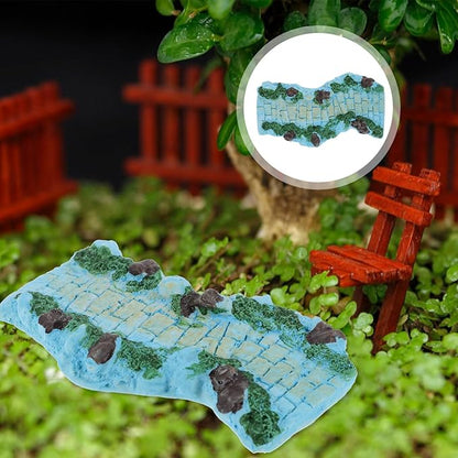 Yardwe Garden Stone Pathway Ornament Resin Bonsai Decoration for Creative Walkway Stone for Balcony for Landscape Decor Easy to Place Outdoor Spaces