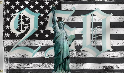 250th Birthday 250 Years 1776 2026 American Flag 3X5Ft, US Statue of Liberty, Double Side Printed Flags, Men Women Banner,Vibrant Colors, Double Stitched with 2 Brass Grommets, Bar Garden Street Decoration, GYM, Office Decor,Indoor Outdoor Use,Gifts. (...